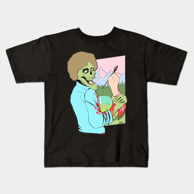 Toon Bob Zombie Kids T-Shirt by ShawnLangley